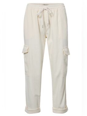 Liverpool Los Angeles Ivory Cargo Jogger Pants Size 8/29